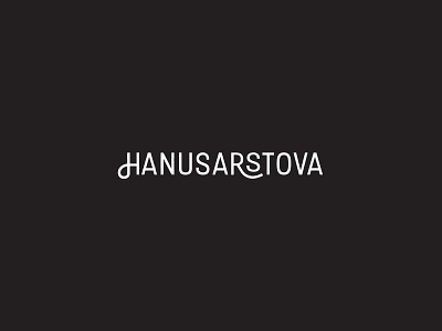 Hanusarstova Logo Outake brand brand design brand identity branding design farm hospitality identity logo logotype travel typography
