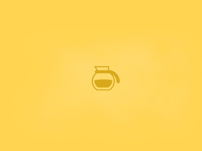 Design Fuel coffee yellow