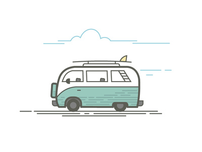 Surfer Van
