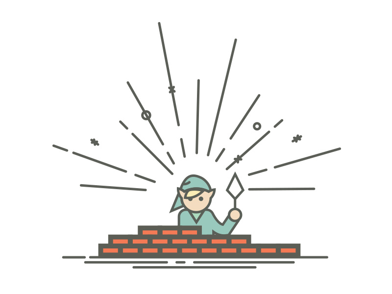 Link Building link building almost flat flat illustration clean
