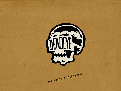 Deadeye Design logo idea illustration logo logo design mascot skull