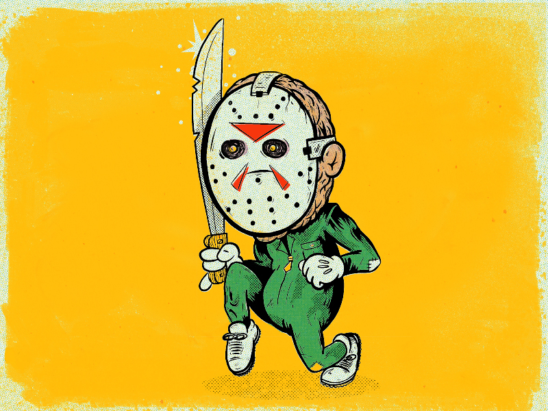 Friday the 13th by Derric Wise on Dribbble