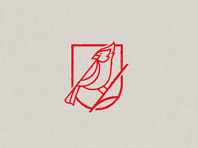 Cardinal Camper Logo camper cardinal design illustration modren simple