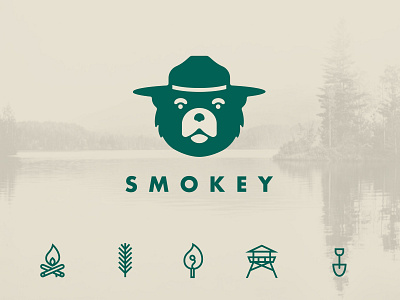 SMOKEY branding concept icon icon set logo