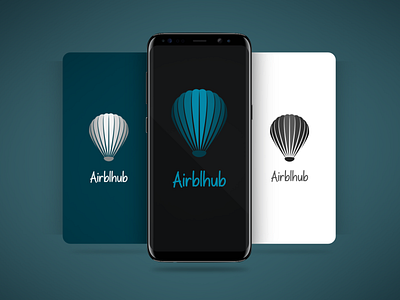 Airblhub Logo branding graphic design typography ui ux