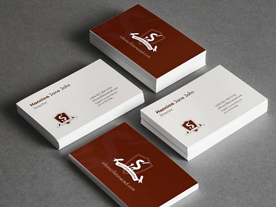 Business Cards School BRAND branding design graphic design illustration logo typography vector