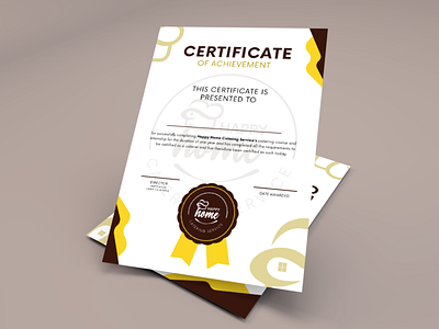 Catering School Certificates branding catering school certificate certificate design design graphic design illustration typography vector