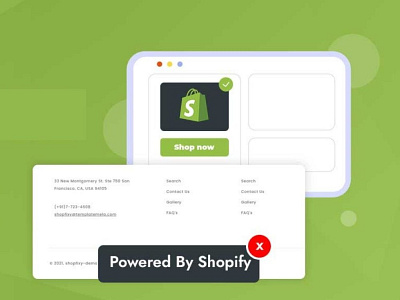 How To Remove Powered By Shopify shopify templatemela tutorial