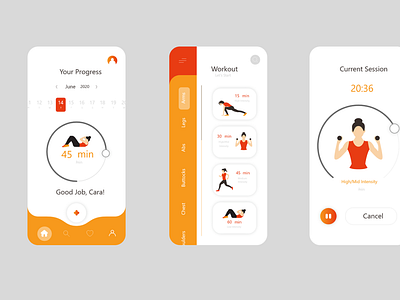 Workout App UI