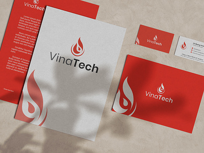 VinaTech: Logo & Brand Identity