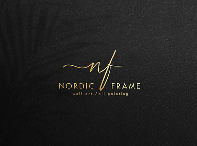 Logo Nordic Frame branding design flat illustration illustrator logo logo design typography vector