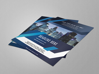 Corporate Flyer branding design illustration logo minimal