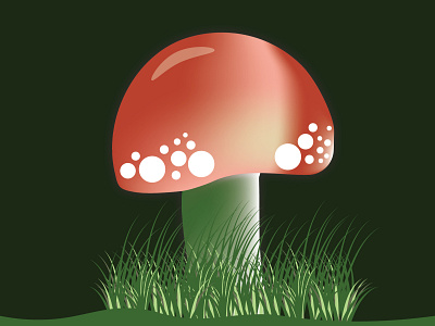 Mushroom 3D vector art 3d art design icon illustration logo vector vector illustration vectorart