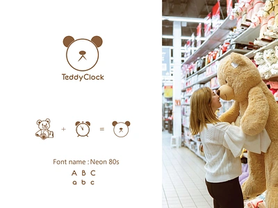 Teddy Clock | Clock Shape Teddy Bear Logo Design app logo brand design clock logo cute animal design flat logo logo mark logodesign logomaker logotype minimal minimalist logo modern logo shop logo teddybear time toy logo typography unique logo