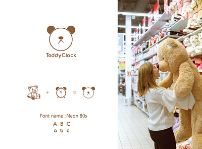 Teddy Clock | Clock Shape Teddy Bear Logo Design app logo brand design clock logo cute animal design flat logo logo mark logodesign logomaker logotype minimal minimalist logo modern logo shop logo teddybear time toy logo typography unique logo