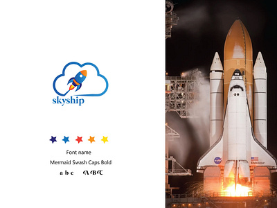 Skyship | Cloud Rocket Logo