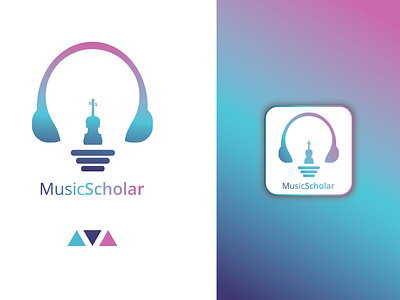 Musicscholar Logo Design