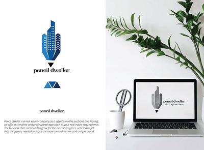 Pencil Dweller | Real Estate Logo app logo brand design branding and identity branding design building logo business logo creative logo flat logo logo maker logo mark logodesign logotype minimalist logo modern logo online logo maker pencil logo realestate logo tech logo unique logo design website logo