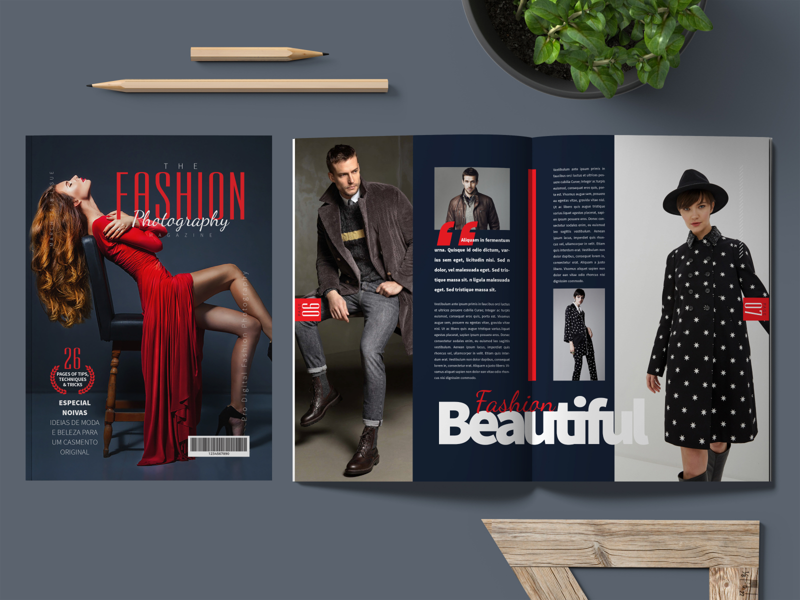 Fashion Magazine Design by ahamedzihan on Dribbble