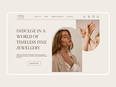 Jewellery store redesign concept design ecommerce fashion figma graphic design interface jewellery jewelry landingpage redesign typography ui uiux user interface ux ux design web web design webdesign website
