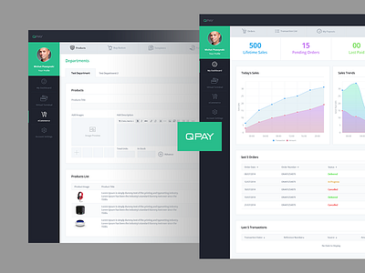 eCommerce Dashboard analytics chart dashboard flat graph settings stats