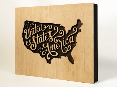 USA WOOD VARIANT america lettering usa wood