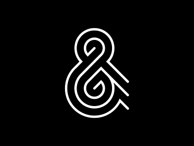 Ampersand lettering logo type typography