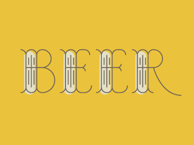 Beer Type beer lettering type