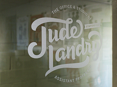 Office Door Graphic glass lettering office vinyl