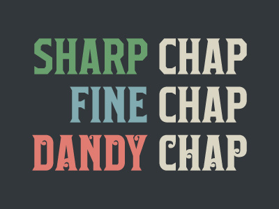 Chap Typeface alphabet chap dandy fine font latin serif sharp type typography