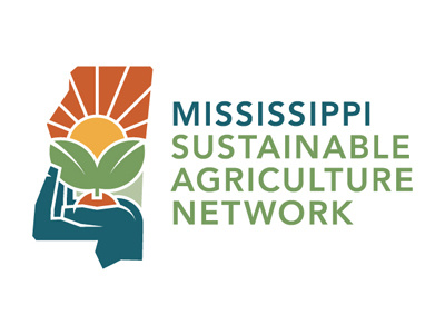 MSAN Logo agriculture hand logo mississippi plant sun sustainable