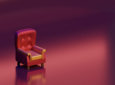 Sit On Me blender chair design furniture icon illustration minimal