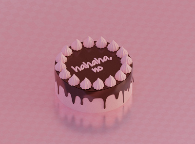Honest Cake blender cake cute design food icon illustration minimal pastel