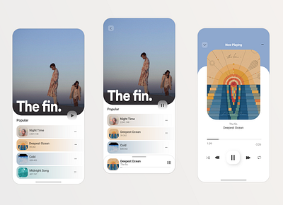 Daily UI 001 - Music Player Application app music app music player ui uidesign