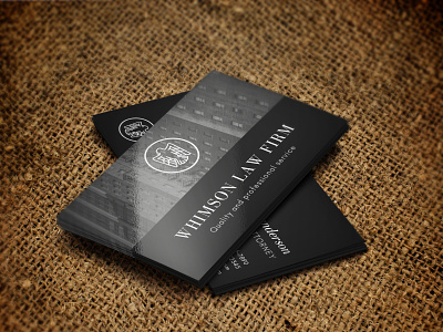 Whimson Law firm Business card design. brand identity branding branding design business busniesscard design graphic design logo minimal