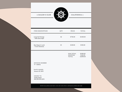 Invoice Design by dt studio