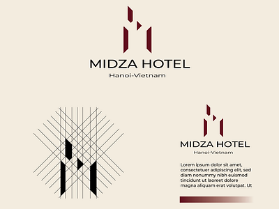 Midza Hotel Logo Design