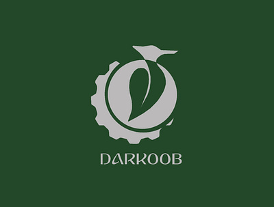 Logo Design for Darkoob brand identity branding design digital green illustration logo logo design mark marketing save earth