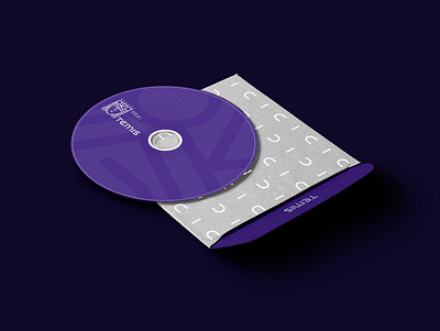 CD Cover Design for Temis brand identity branding cover design design logo logo design marketing minimal pattern pattern design patterns purple stationary design stationary mockup