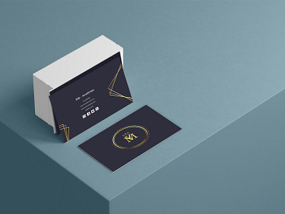 Business Card Design for XM black brand identity branding business cards design gold lettermark logo logo design logo mark logodesign marketing minimal stationary design stationary mockup