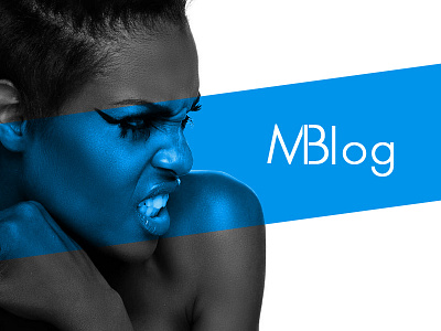 MBlog blog blue design fashion models ui ux web white