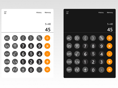 Just finished my third design for #dailyui #004 app calculator design calculator ui design ui