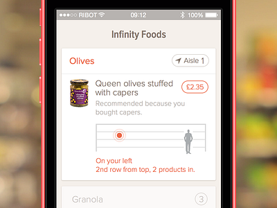 Aisle Help - Concept concept food ibeacon interface ios7 ribot shopping todo ui video