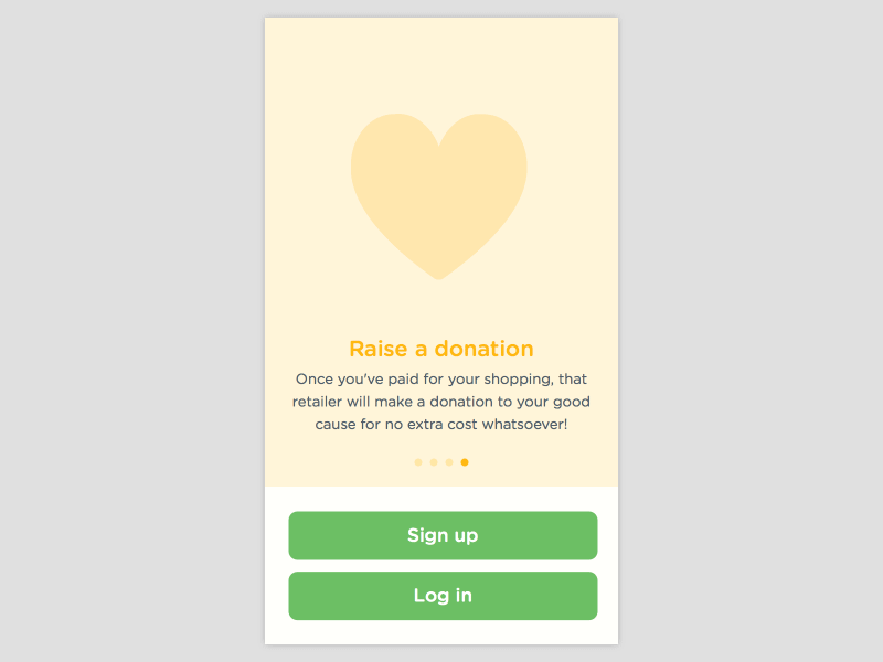 Walkthrough – Raise a donation