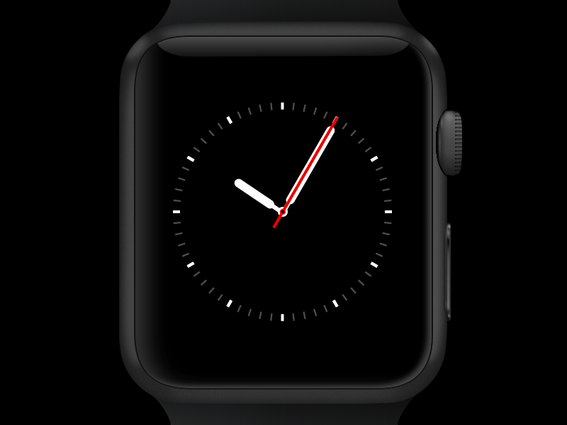 Apple Watch – Alarm Concept alarm animation app apple clock concept smartwatch time travel watch watchface