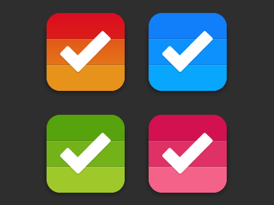 Clear Theme Icons app clear colors icon ios iphone redesign simplify theme todo
