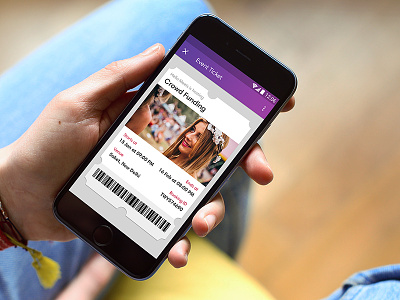 Event Ticket Card app ticket event card mobile app ticket social event ticket ticket