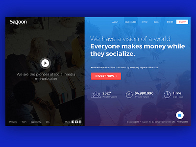 Landing page Design