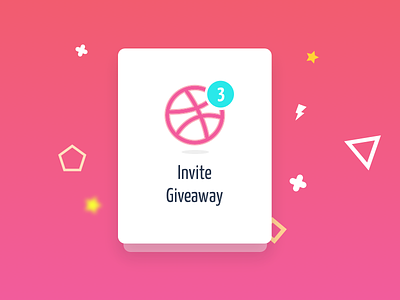 Dribbble Invite Give away