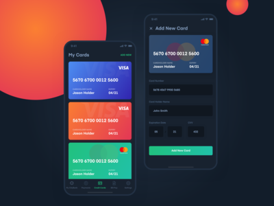 Add Credit Cards Process